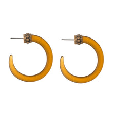 Resin Horn Earrings