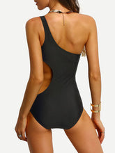 One Shoulder Cutout Monokini