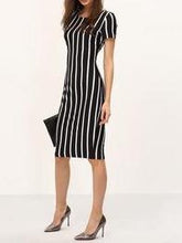 Vertical Sheath Dress