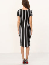 Vertical Sheath Dress