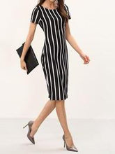 Vertical Sheath Dress