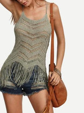 Fringe Knit Cami
