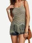 Fringe Knit Cami