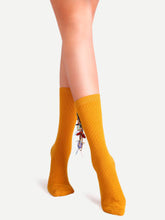 Mustard Pendant Socks
