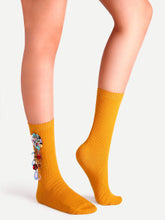Mustard Pendant Socks
