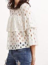 Layered Lace Ruffle Top