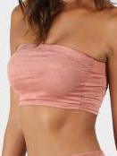 Suede Bandeau Tube Top