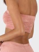 Suede Bandeau Tube Top