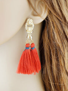 Dual Tasseled Earrings