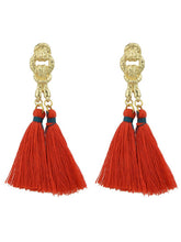 Dual Tasseled Earrings