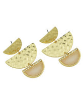 Geo SemiCircle Earrings