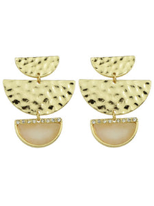 Geo SemiCircle Earrings