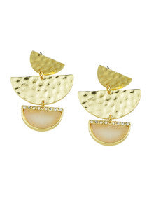 Geo SemiCircle Earrings
