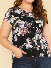 Curve Laced Flower Top
