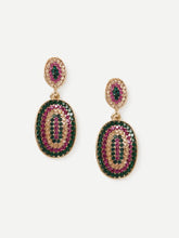 Mixed Rhinestone Earrings
