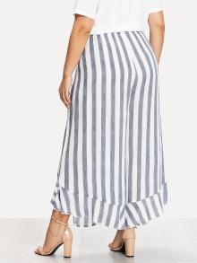 Curve Ruffle Palazzo Pants