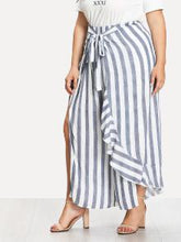 Curve Ruffle Palazzo Pants
