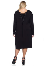Lace Up Dress