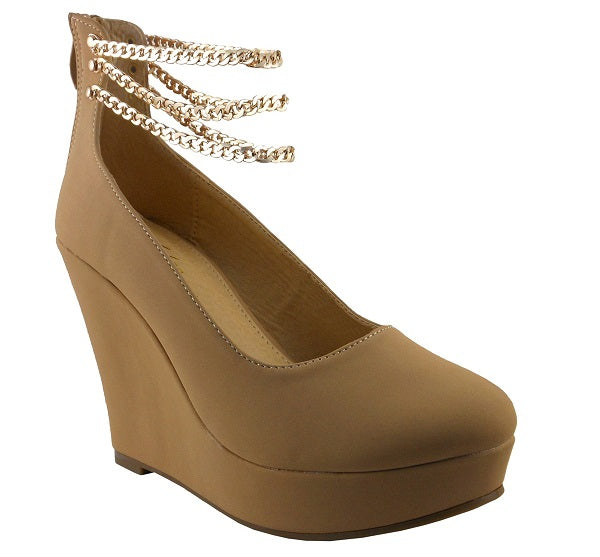 Chained Wedge Heels