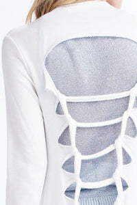 Cut Out Cardigan