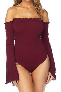 Bell Sleeved Bodysuit