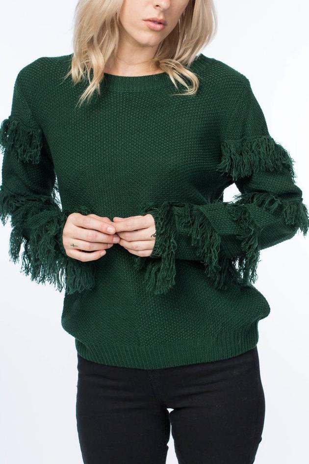 Fringe Detail Sweater