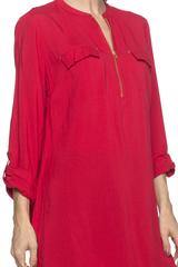 Casual Half Zip Dress