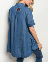 Denim Tunic Top