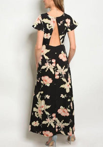 Black Print Maxi