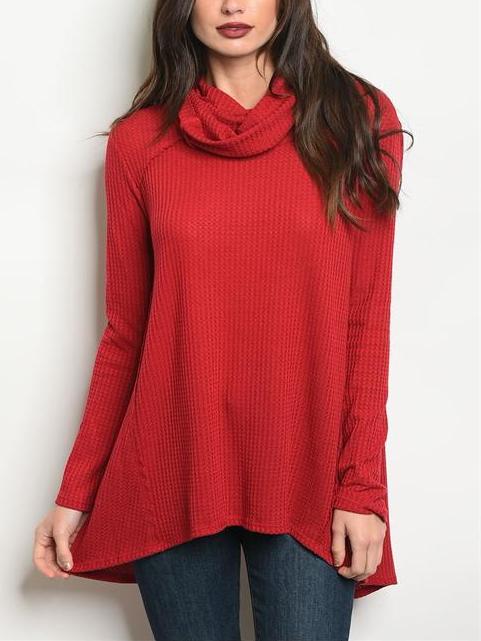 Dramatic Neck Sweater