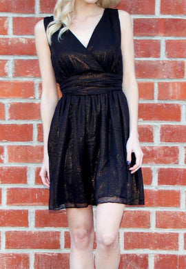 Black and Gold Iridescent
