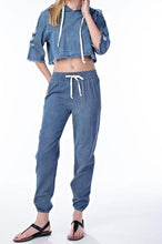 Distressed Jogger Set