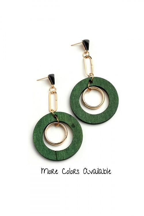 Assorted Double Hoop Earrings