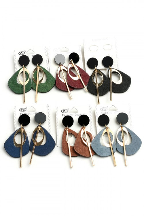 Layered Drop Earrings