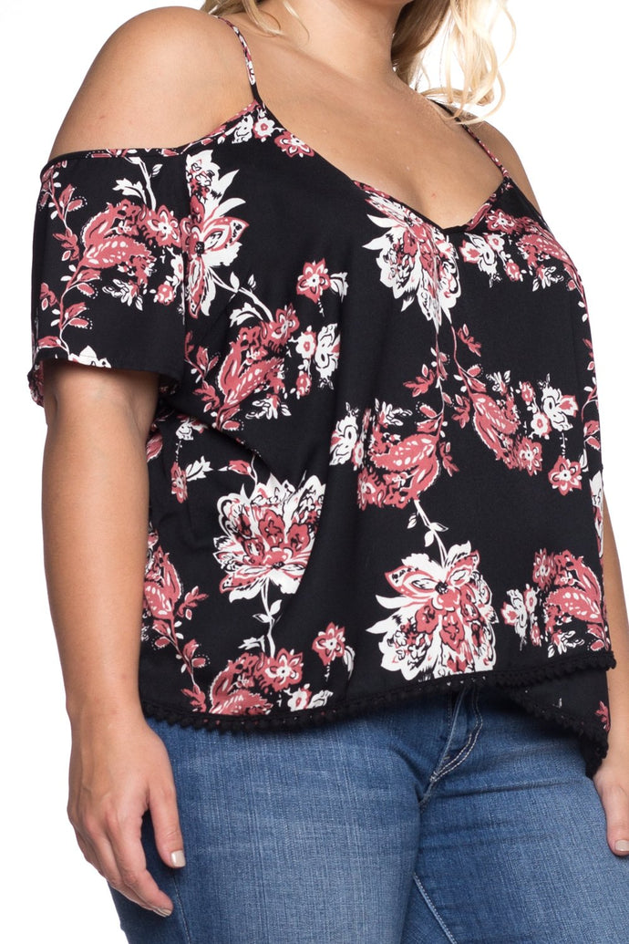 Floral Off Shoulder Blouse