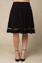 Mesh Hem Skirt