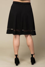 Mesh Hem Skirt