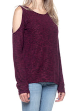Hacci Cold Shoulder Sweater