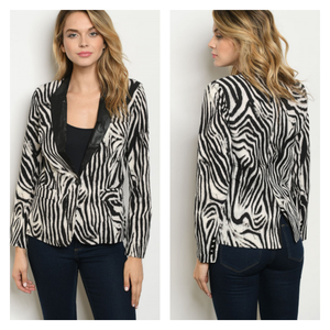 Zebra Blazer