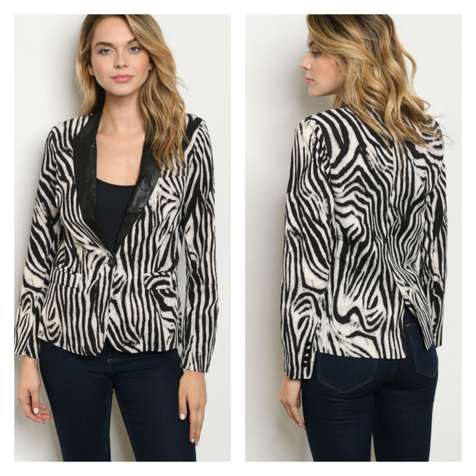 Zebra Blazer