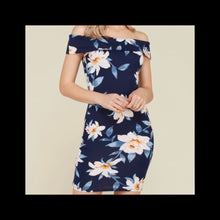 Brushed Floral Bodycon