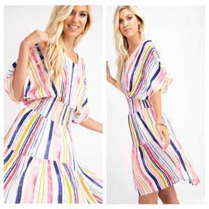 Watercolor Stripes