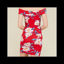Brushed Floral Bodycon