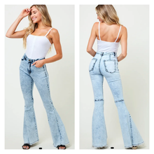 Super Flare Acid Wash Denim