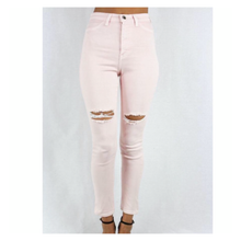 Pale Pink Skinny Jeans