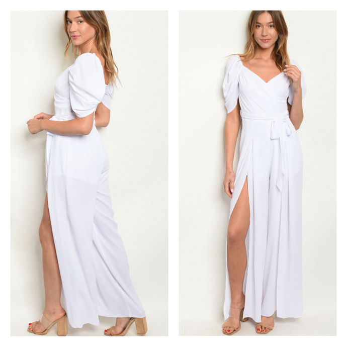 Classic White Jumpsuit