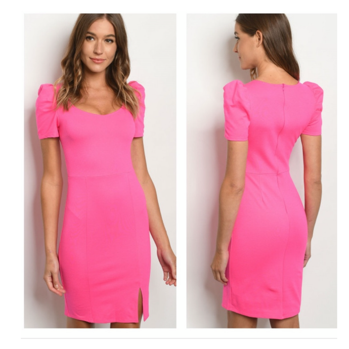Puff Sleeve Dress