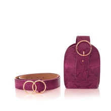 Snake Effect Fanny Belt
