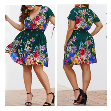 Curve Floral Dress