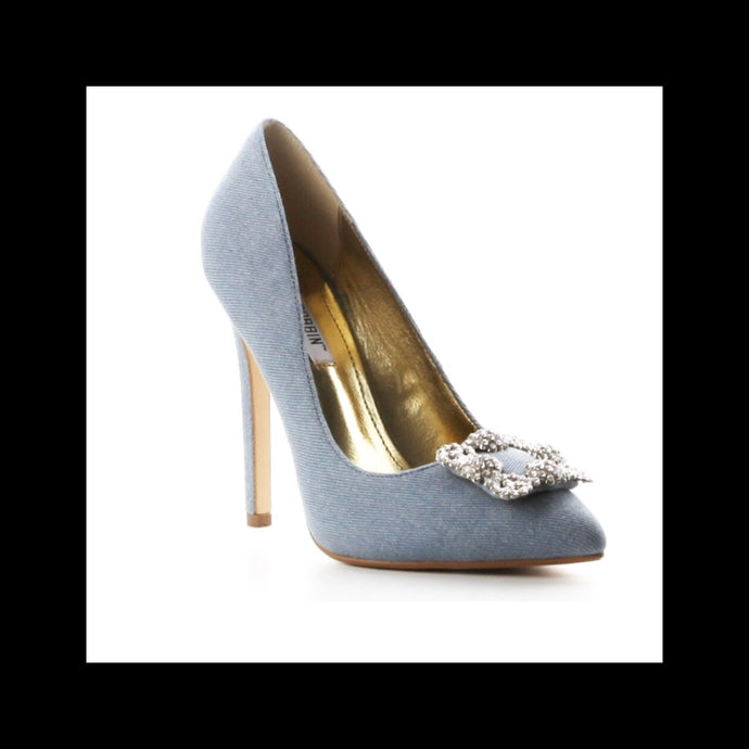 Denim Bling Pumps